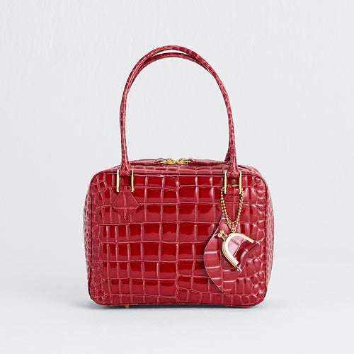 フェーヴバッグエナメル クラシックレッド